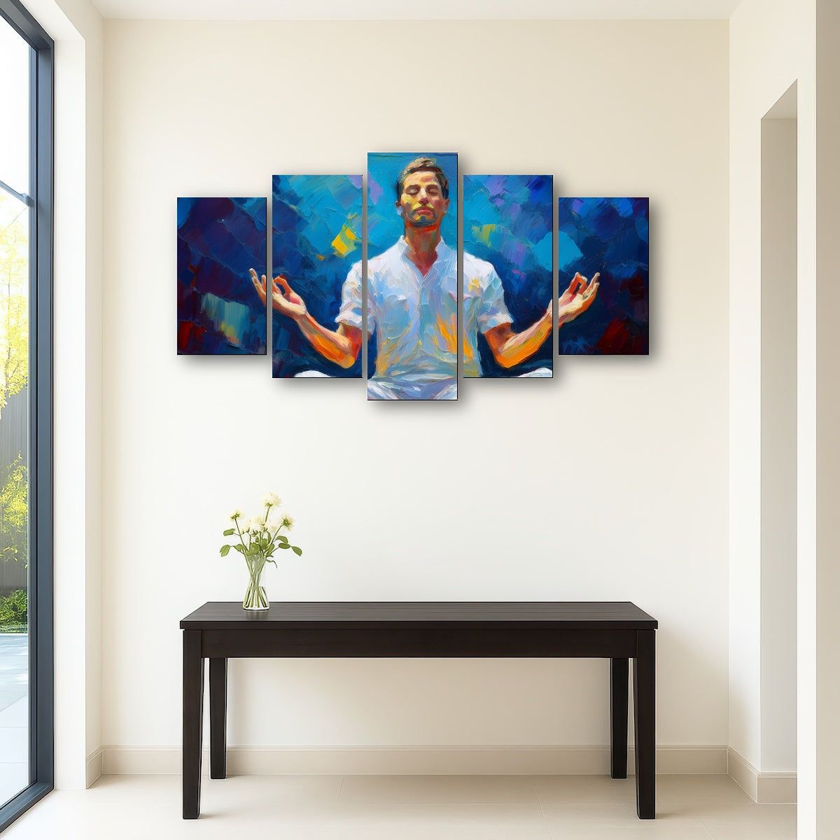 AUTO-MOCKUP ROOM | Meditating Man