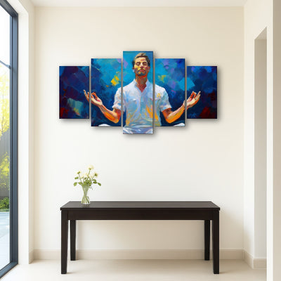 AUTO-MOCKUP ROOM | Meditating Man