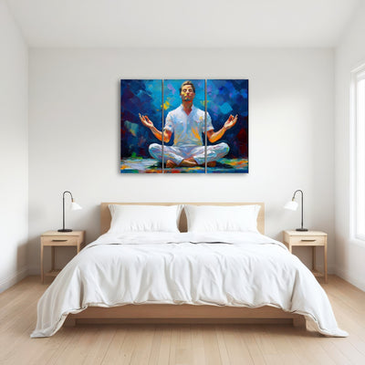 AUTO-MOCKUP ROOM | Meditating Man