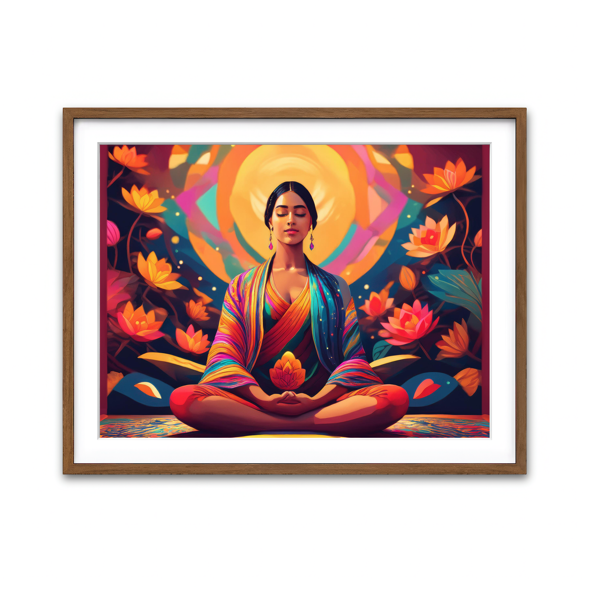 Framed Print 4x3 Walnut