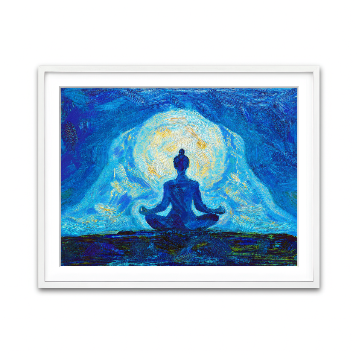 Framed Print 4x3 White