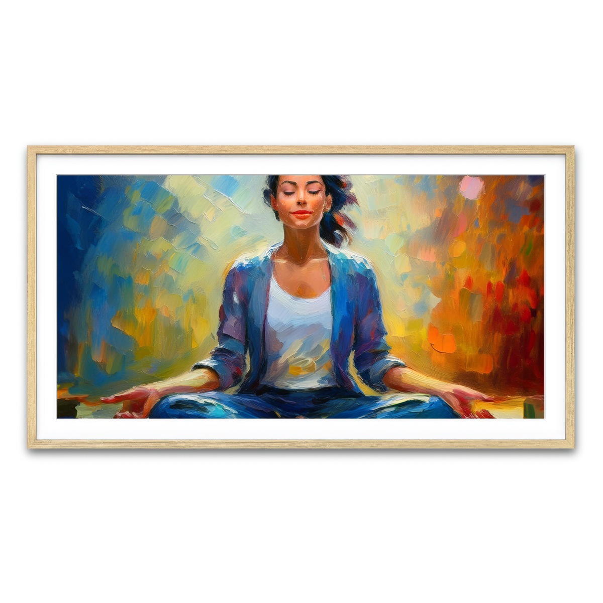 Framed Print 2x1 Natural