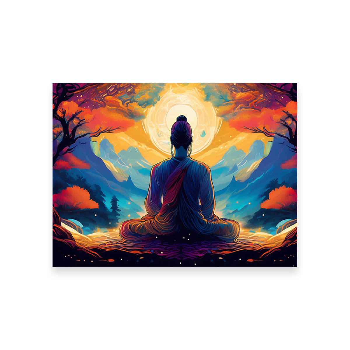 Meditation Painting Wall Art