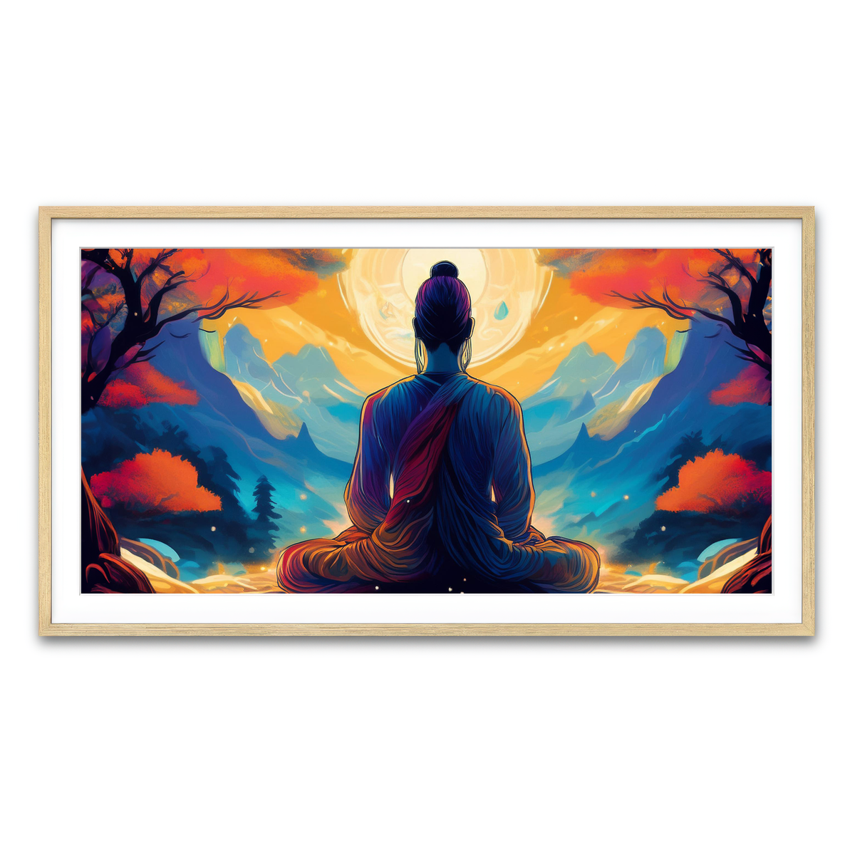 Framed Print 2x1 Natural