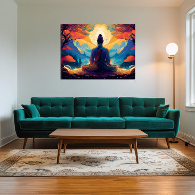AUTO-MOCKUP ROOM | Meditation Painting