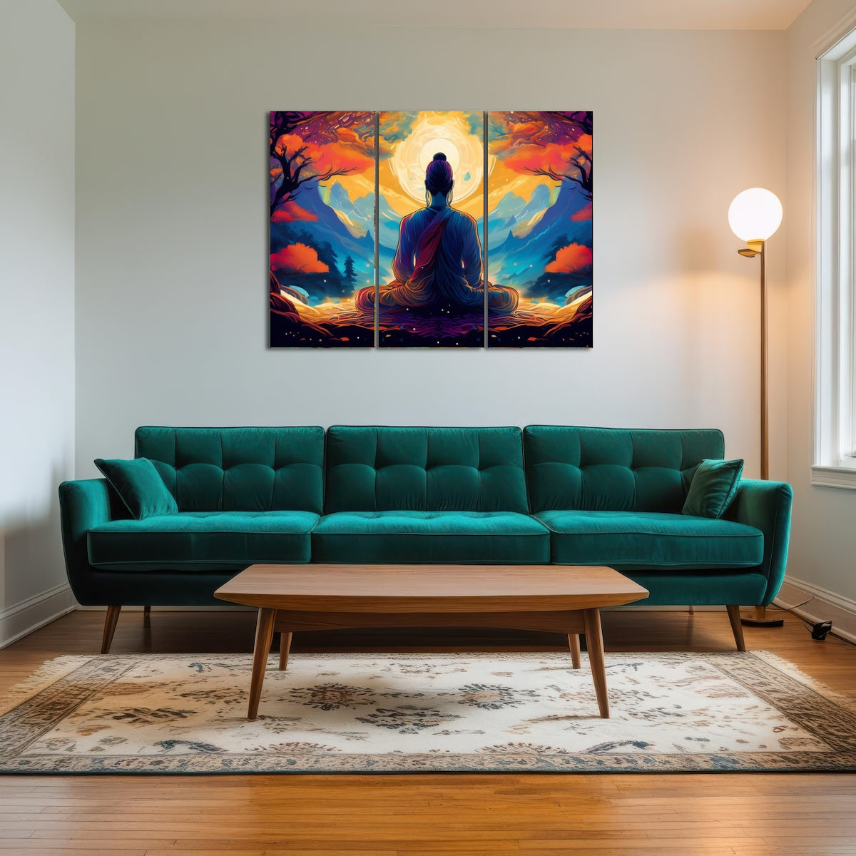 AUTO-MOCKUP ROOM | Meditation Painting