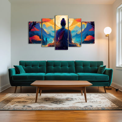 AUTO-MOCKUP ROOM | Meditation Painting