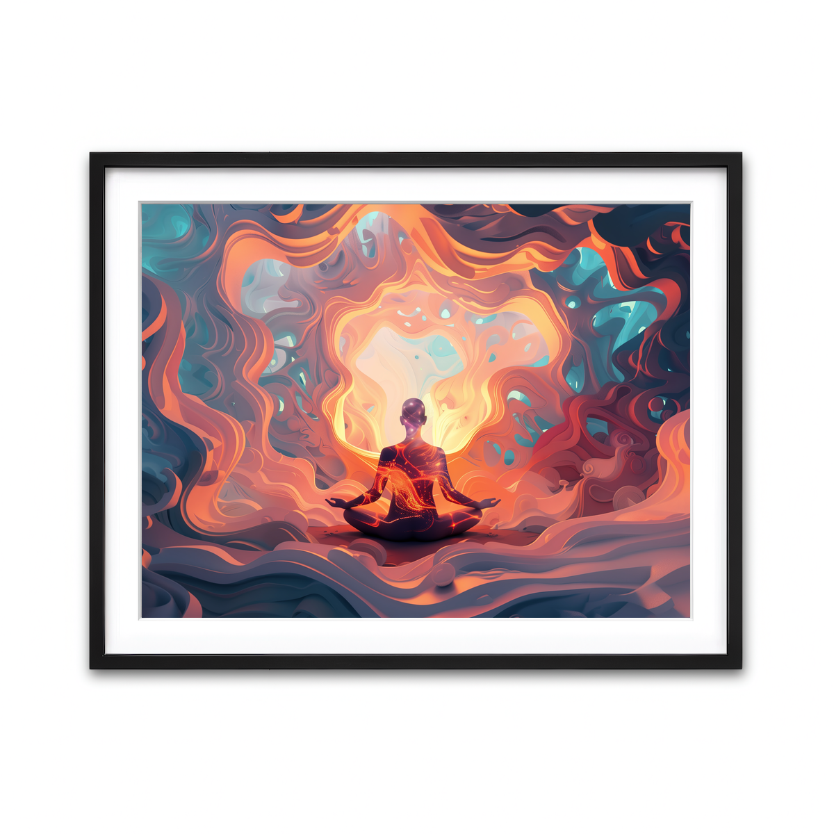 Framed Print 4x3 Black