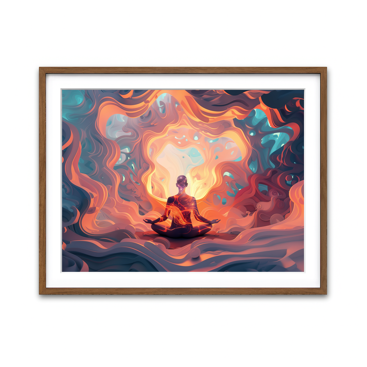 Framed Print 4x3 Walnut