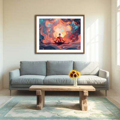 AUTO-MOCKUP ROOM | Meditation Wall Art