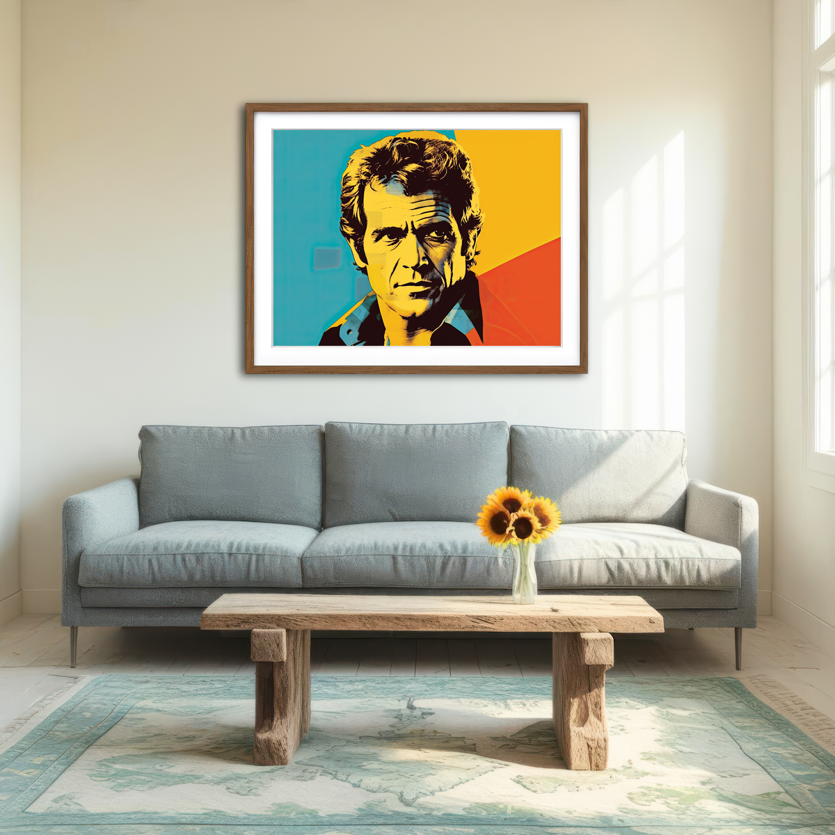 AUTO-MOCKUP ROOM | Mel Gibson III Wall Art