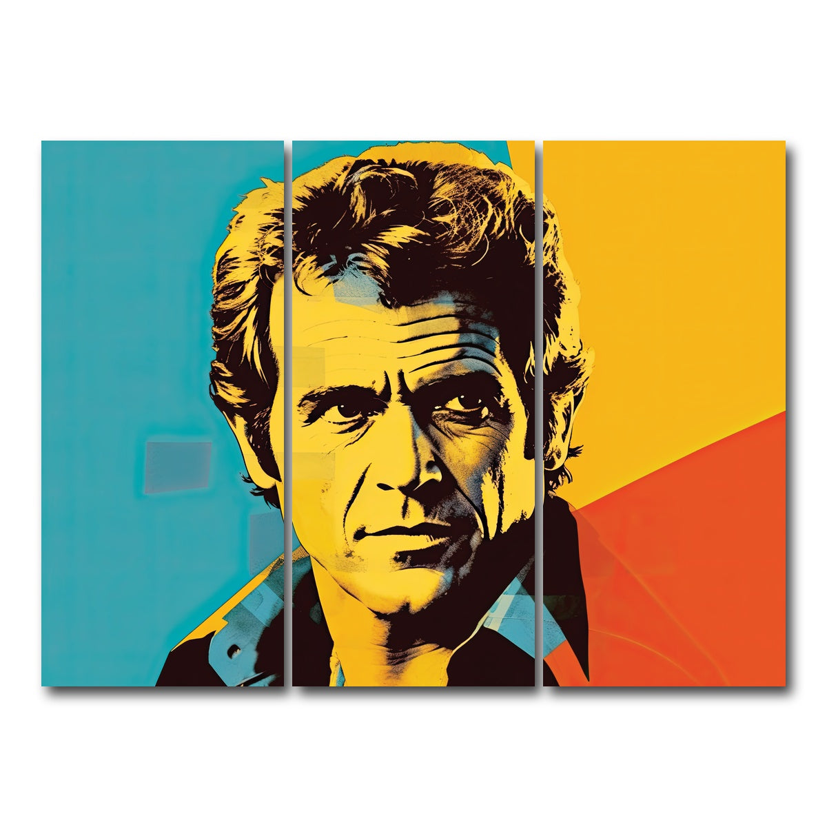AUTO-MOCKUP WHITE | Mel Gibson III | 3 Piece | Gallery Wrap Canvas | group=8x18