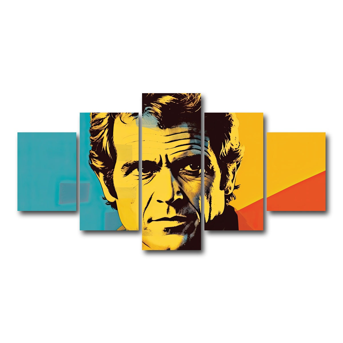 AUTO-MOCKUP WHITE | Mel Gibson III | 5 Piece | Gallery Wrap Canvas | group=5_short