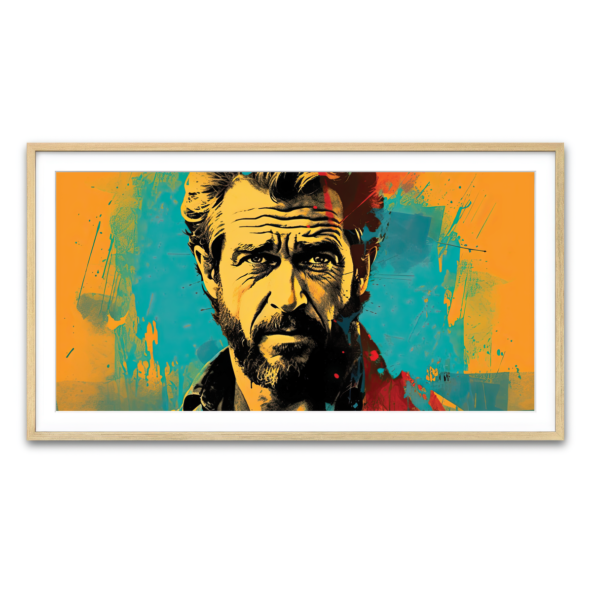 Framed Print 2x1 Natural