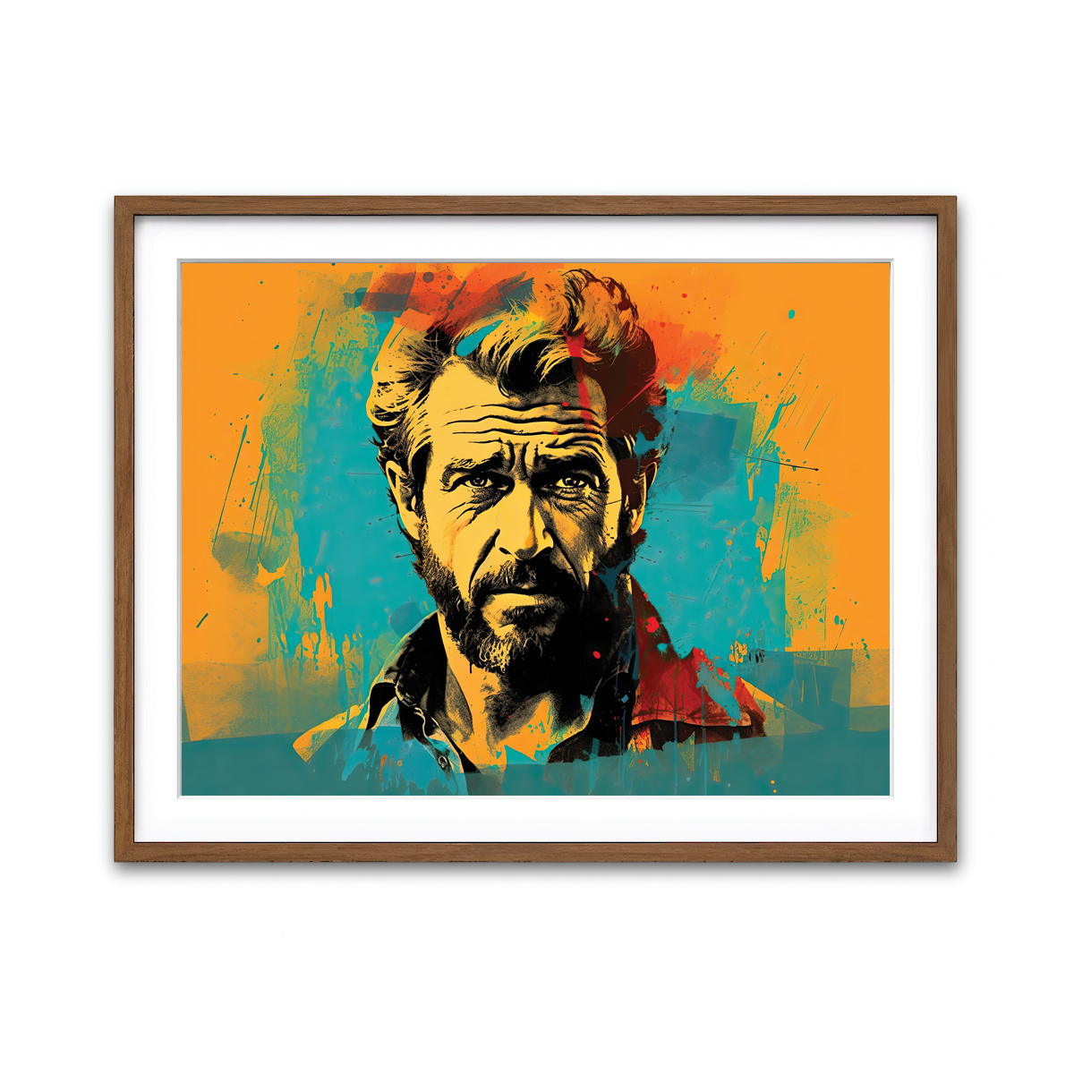 Framed Print 4x3 Walnut