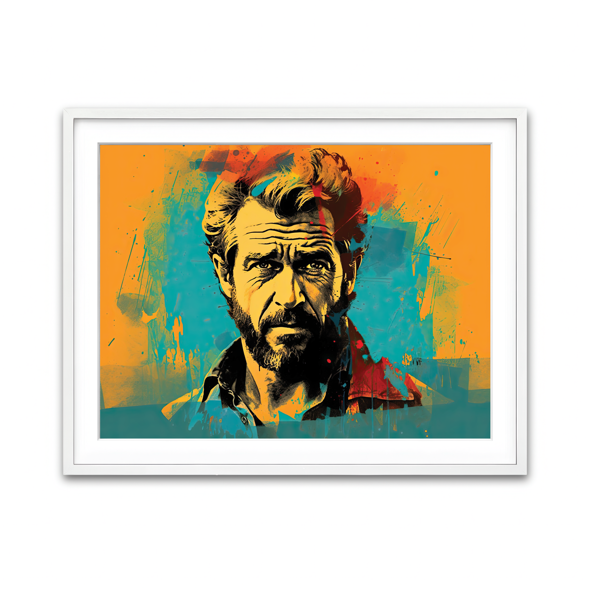 Framed Print 4x3 White