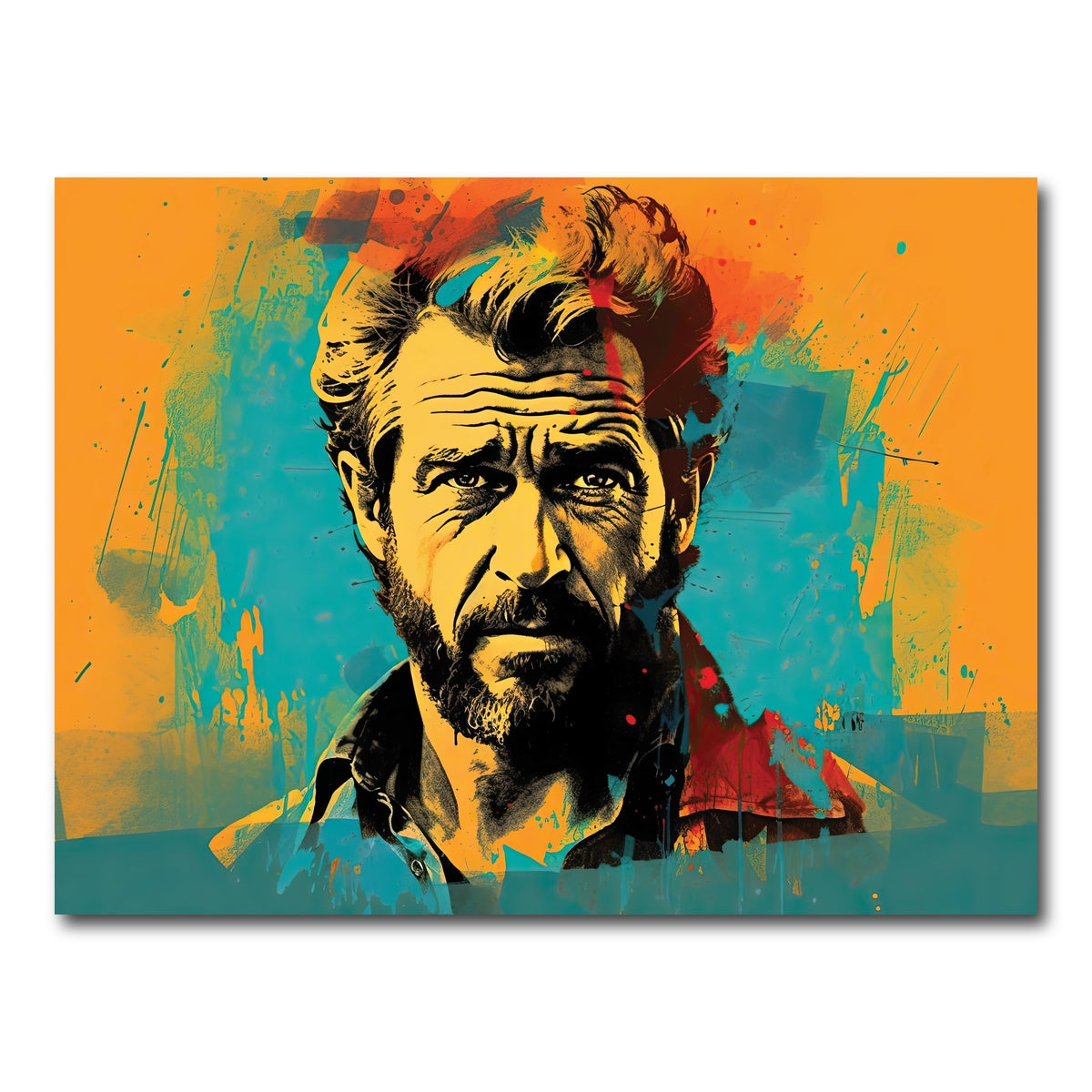 AUTO-MOCKUP WHITE | Mel Gibson II | 1 Piece | Gallery Wrap Canvas | group=4x3