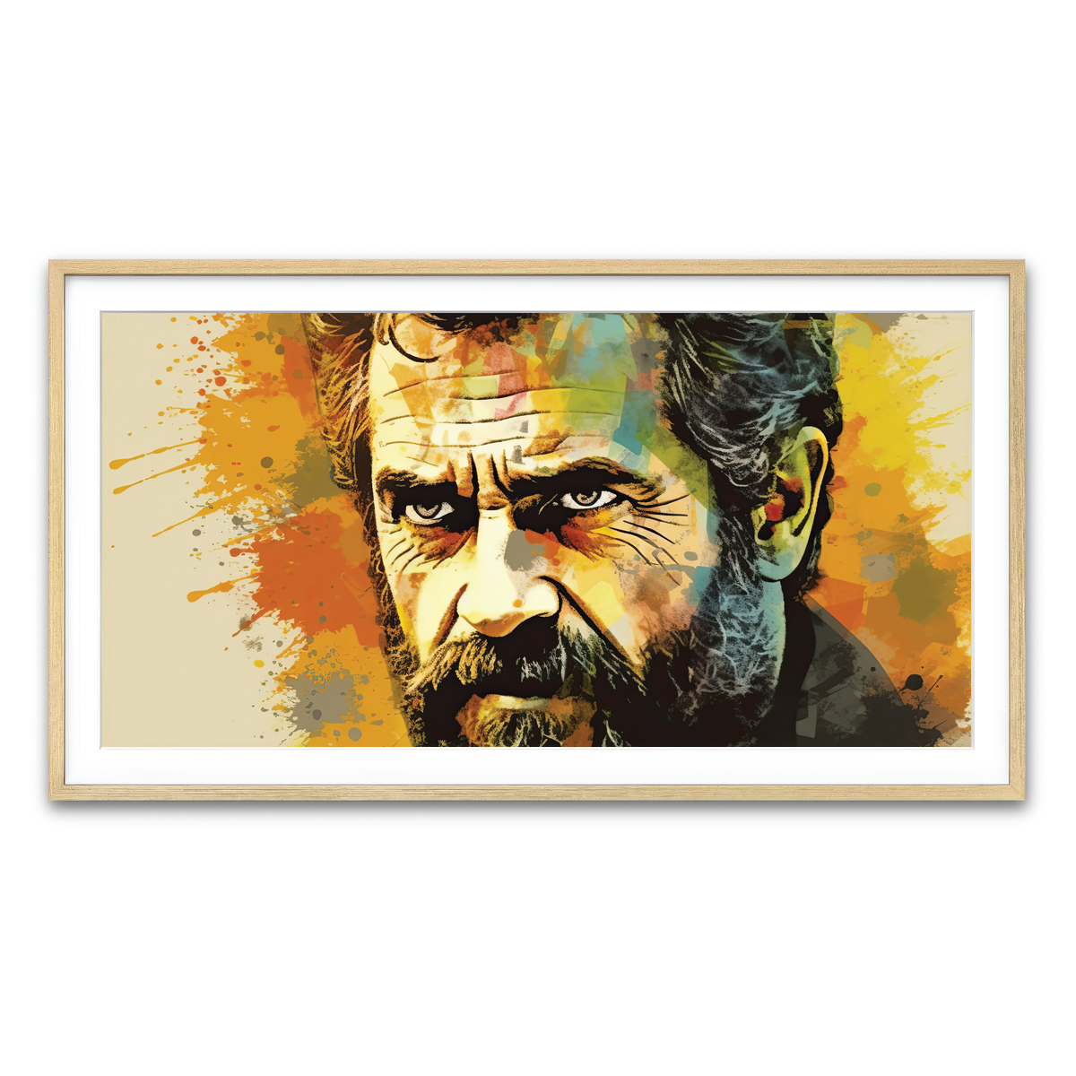 Framed Print 2x1 Natural