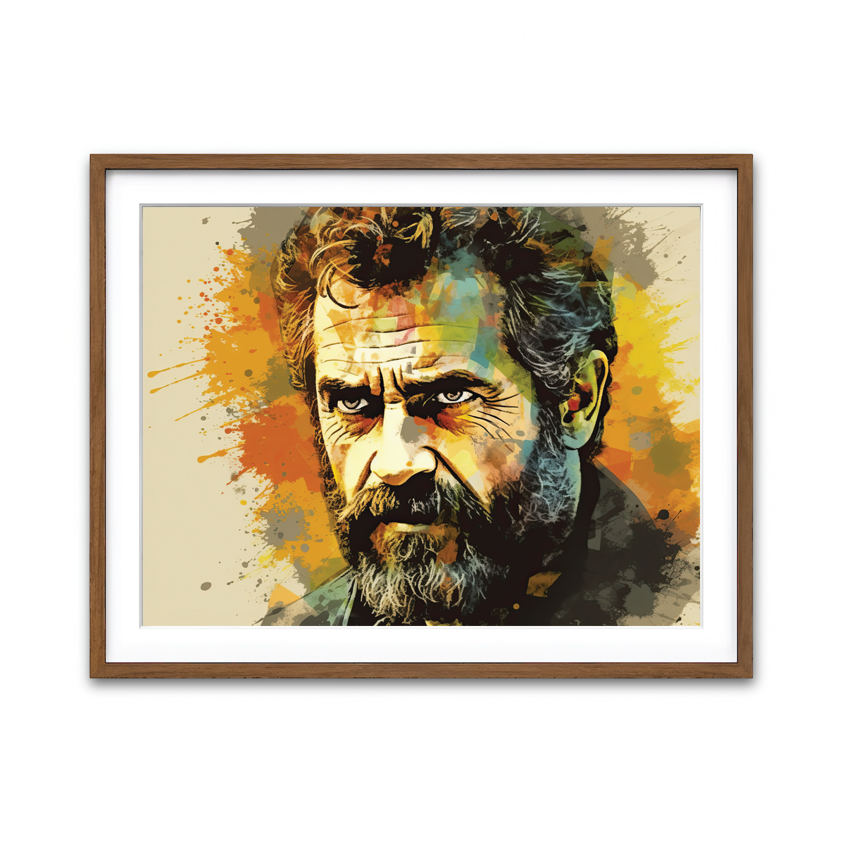 Framed Print 4x3 Walnut