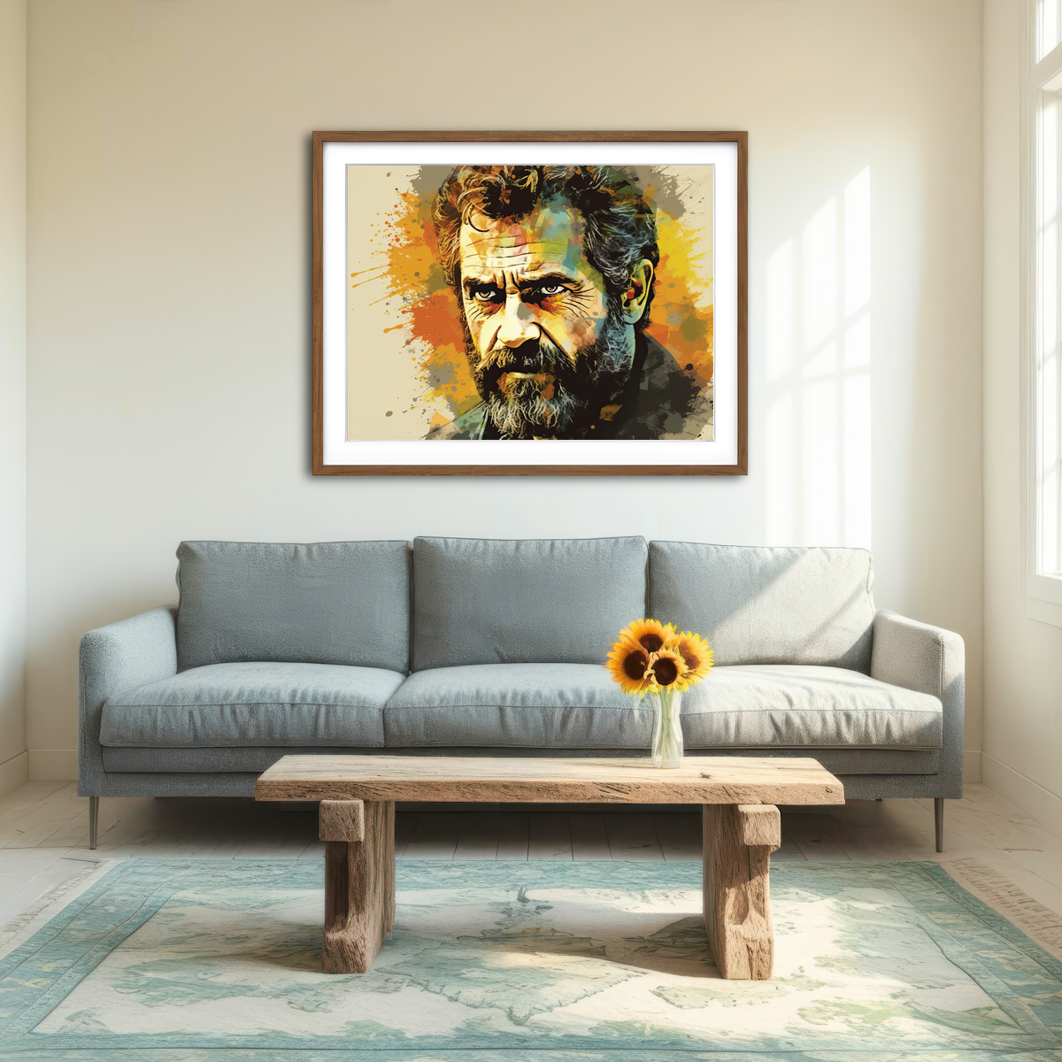 AUTO-MOCKUP ROOM | Mel Gibson I Wall Art