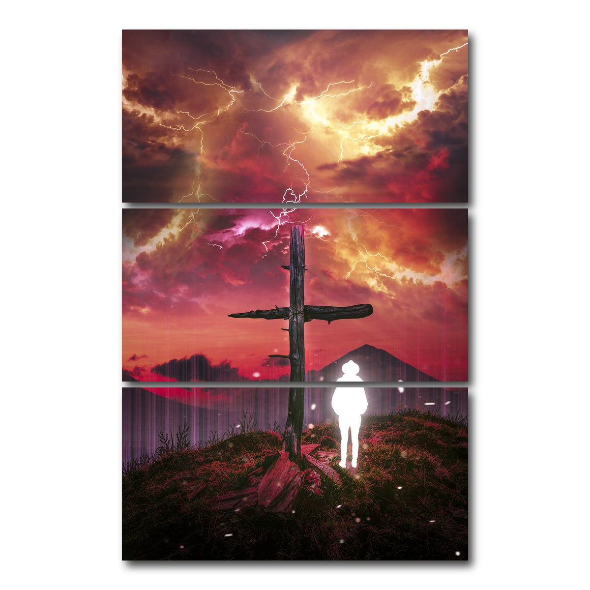 AUTO-MOCKUP WHITE | Memories | 3 Piece | Gallery Wrap Canvas | group=12x24_stacked