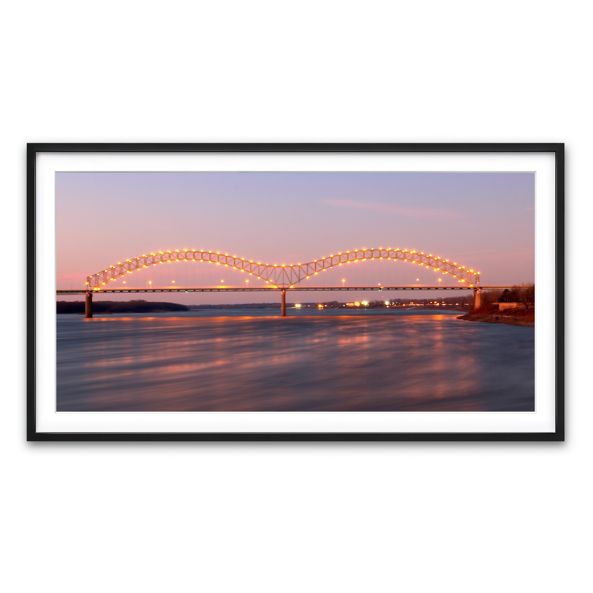 Framed Print 2x1 Black
