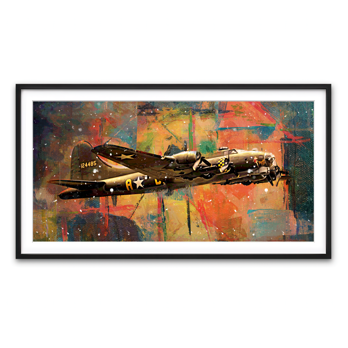 Framed Print 2x1 Black
