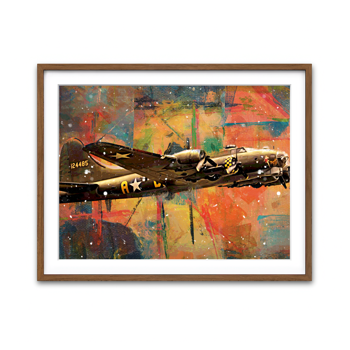 Framed Print 4x3 Walnut