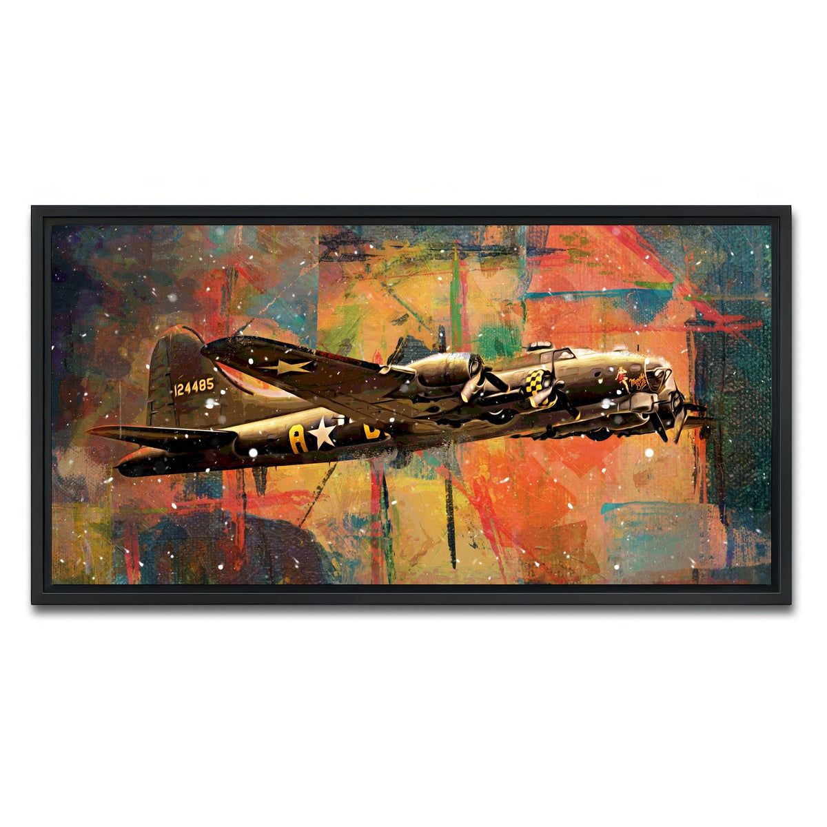 AUTO-MOCKUP WHITE | Memphis Belle | 1 Piece | Black Framed Canvas | group=2x1