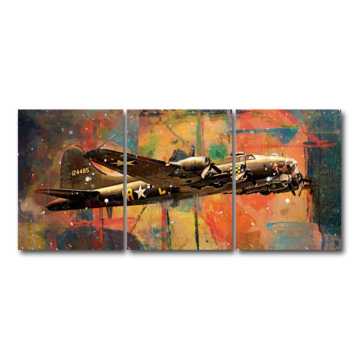 AUTO-MOCKUP WHITE | Memphis Belle | 3 Piece | Gallery Wrap Canvas | group=18x24