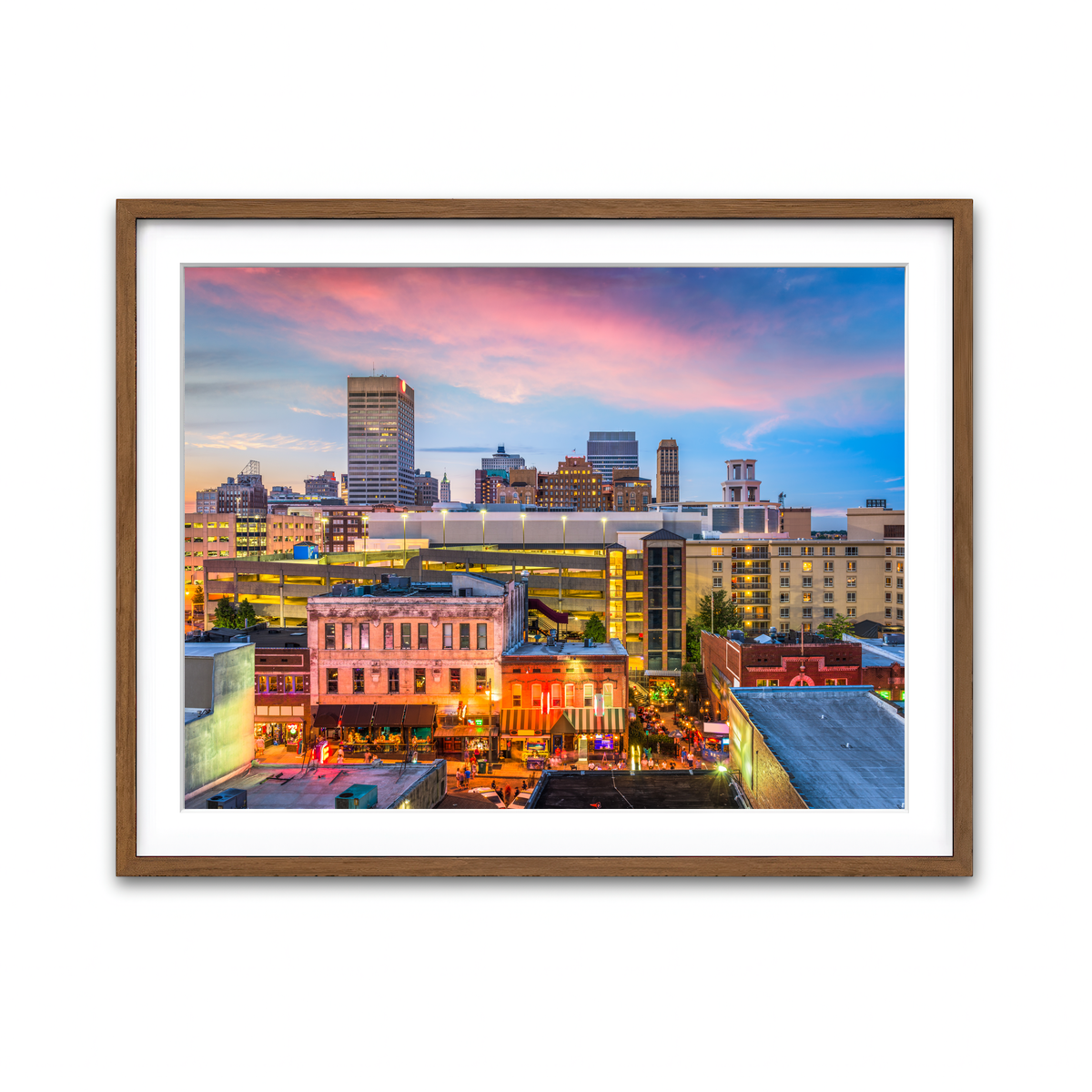 Framed Print 4x3 Walnut