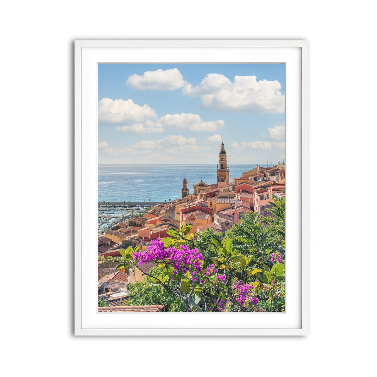 Framed Print 3x4 White