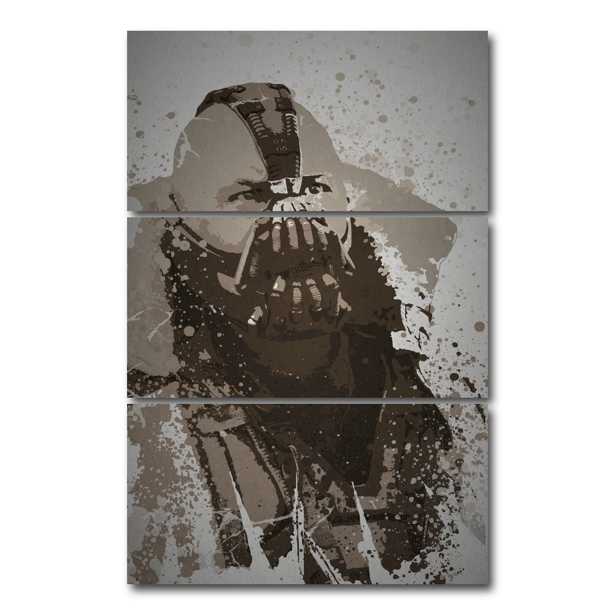 AUTO-MOCKUP WHITE | Mercenary | 3 Piece | Gallery Wrap Canvas | group=12x24_stacked