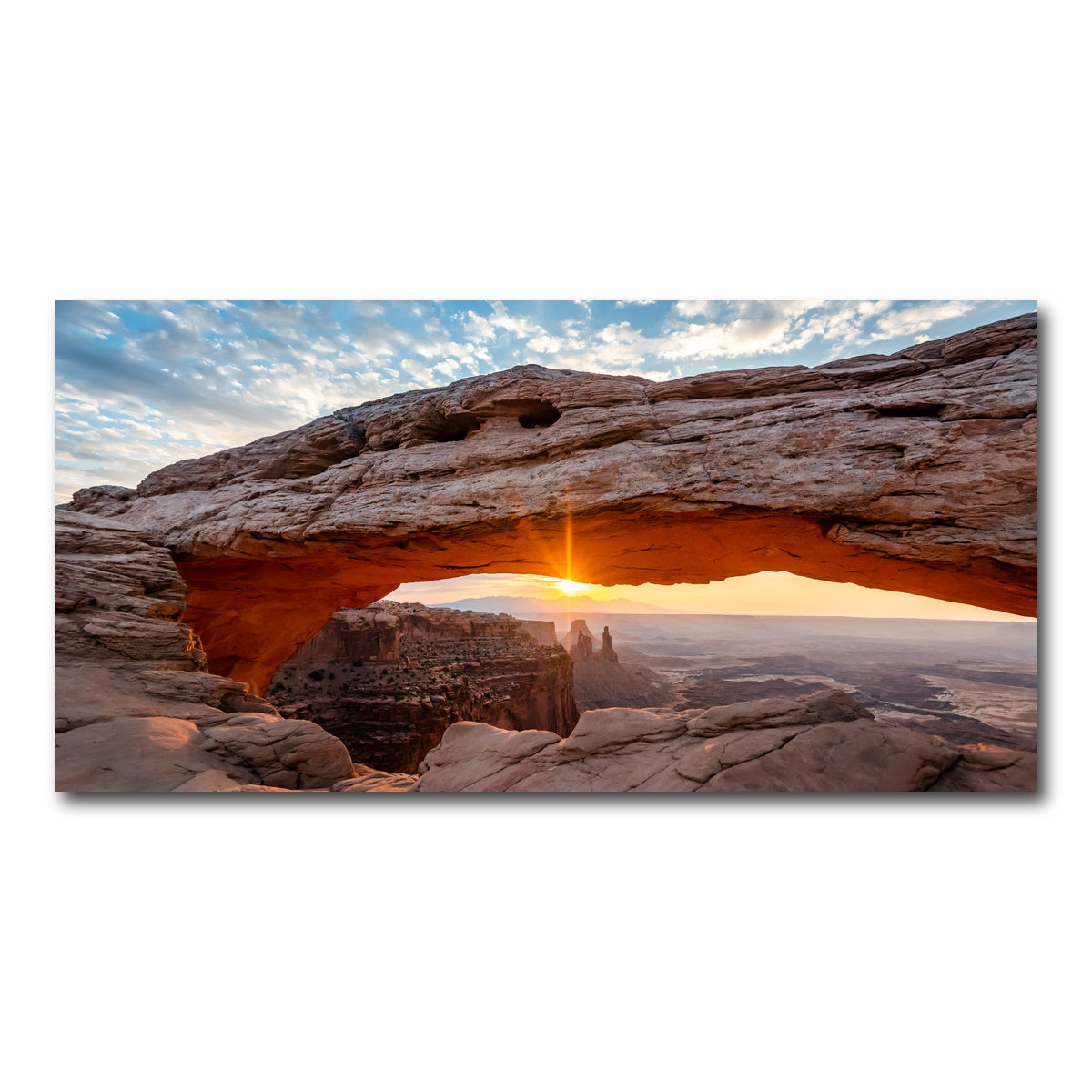 AUTO-MOCKUP WHITE | Mesa at Sunrise | 1 Piece | Gallery Wrap Canvas | group=2x1