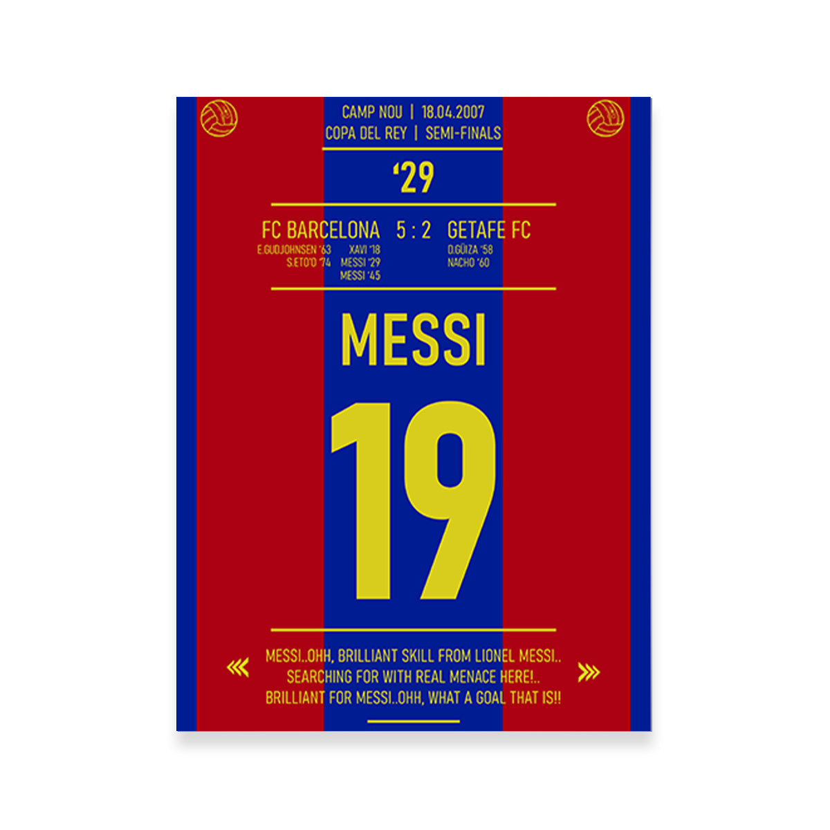 Messi Wall Art