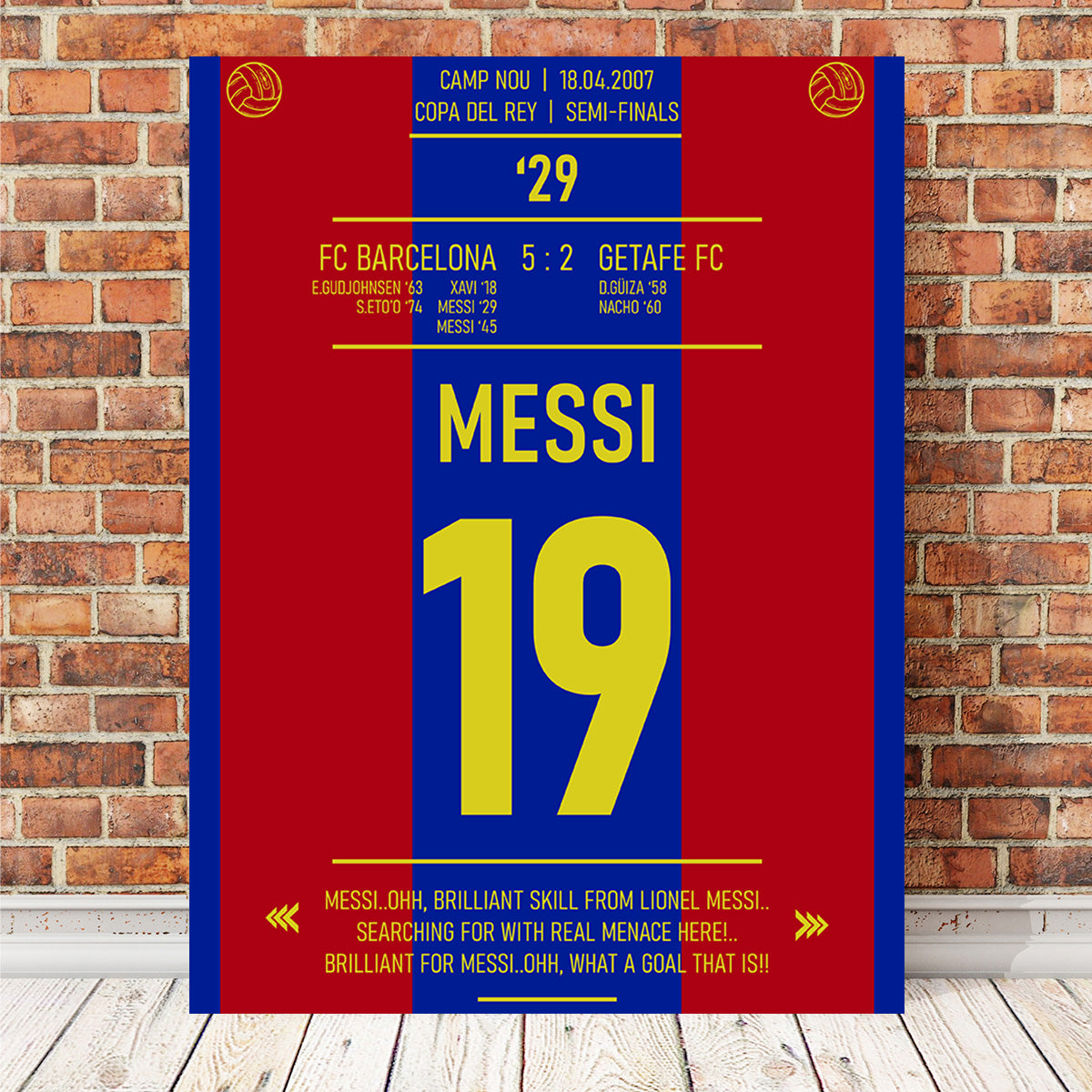 Messi Wall Art