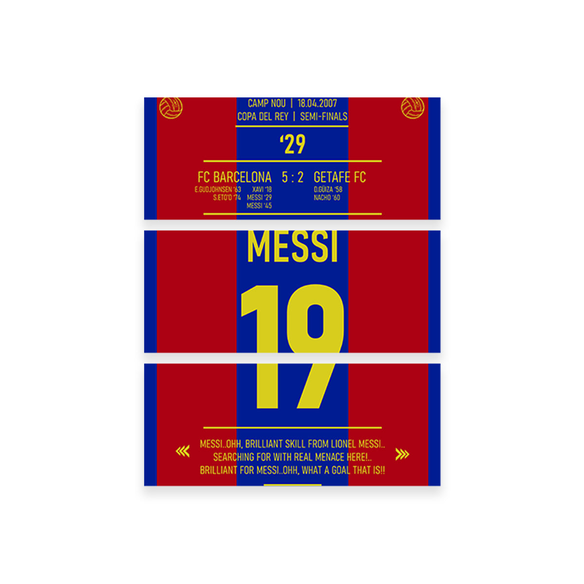 Messi Wall Art