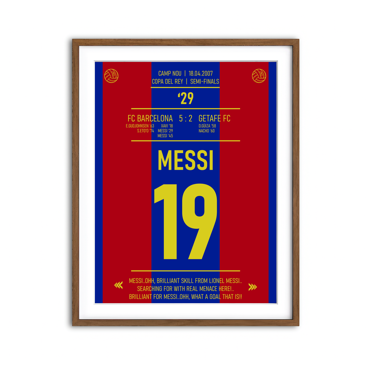 Framed Print 3x4 Walnut