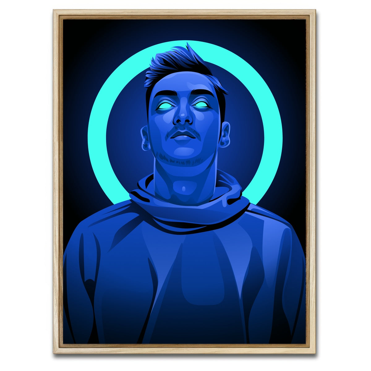 AUTO-MOCKUP WHITE | Mesut Ozil | 1 Piece | Natural Framed Canvas | group=3x4