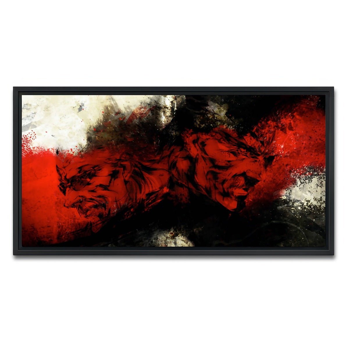 AUTO-MOCKUP WHITE | Metal Gear | 1 Piece | Black Framed Canvas | group=2x1