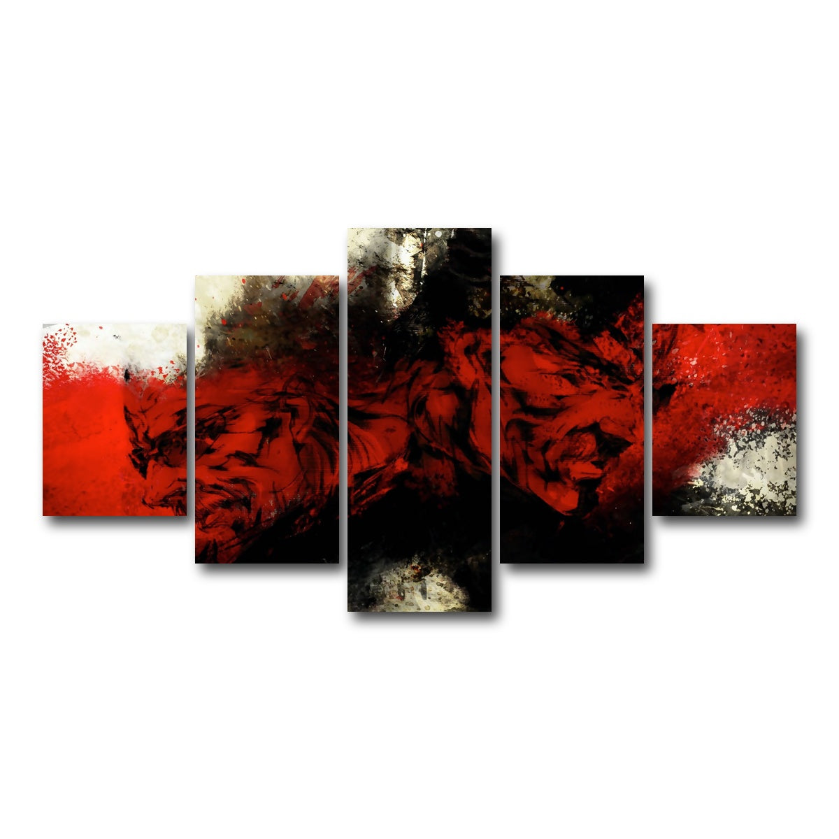 AUTO-MOCKUP WHITE | Metal Gear | 5 Piece | Gallery Wrap Canvas | group=5_short