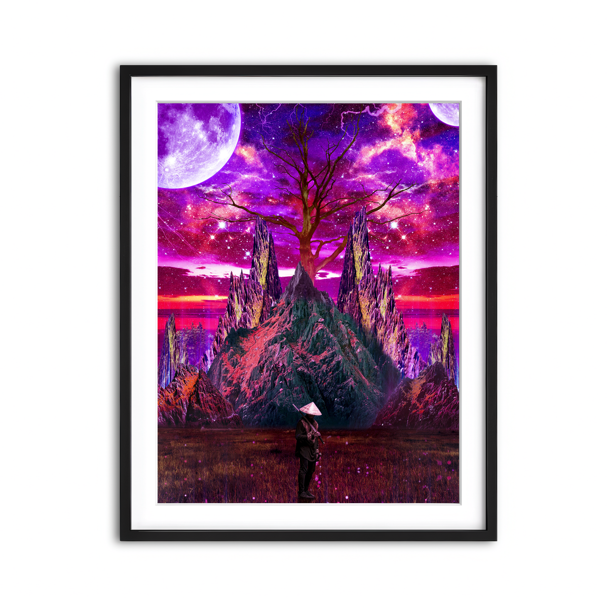 Framed Print 3x4 Black