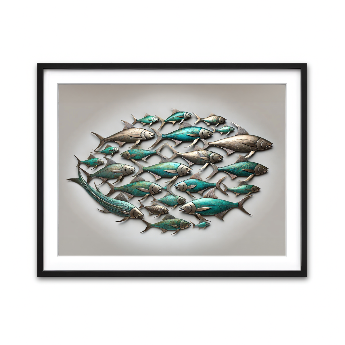 Framed Print 4x3 Black