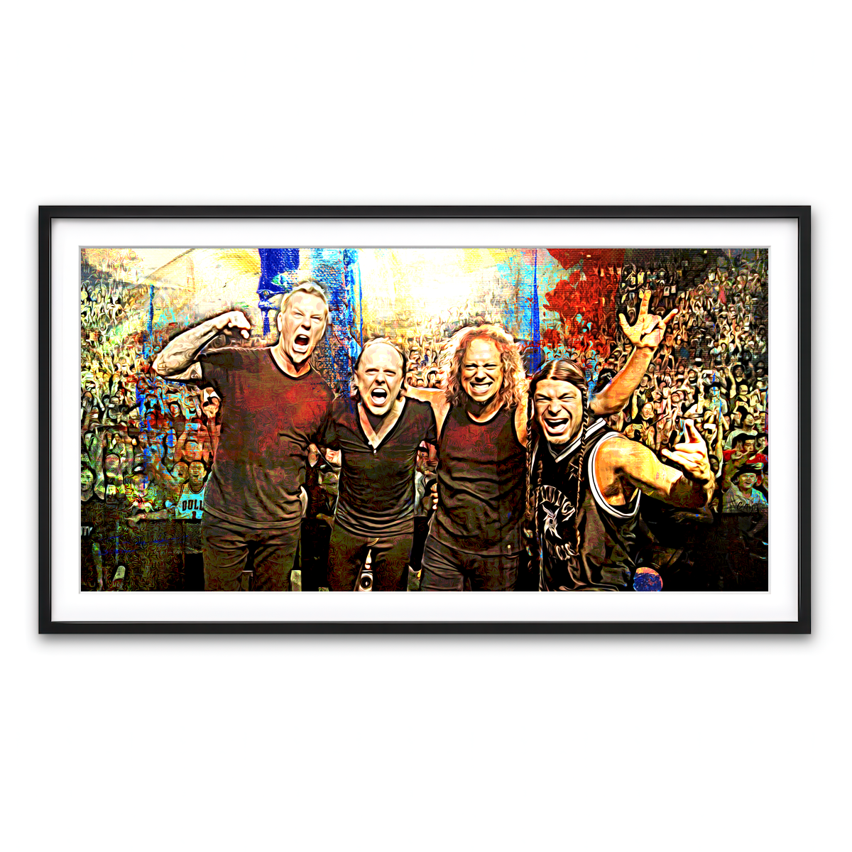 Framed Print 2x1 Black