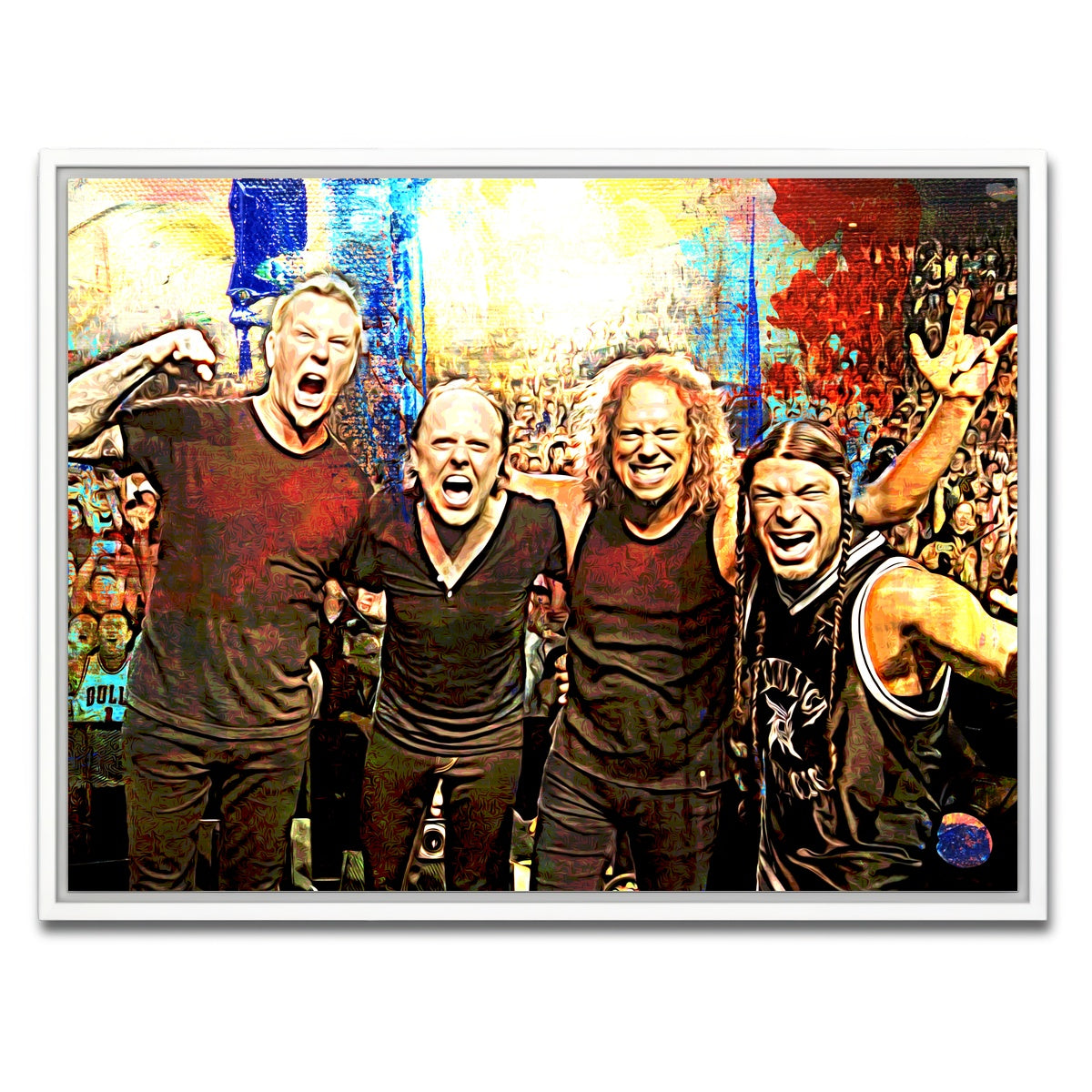 AUTO-MOCKUP WHITE | Metallica | 1 Piece | White Framed Canvas | group=4x3