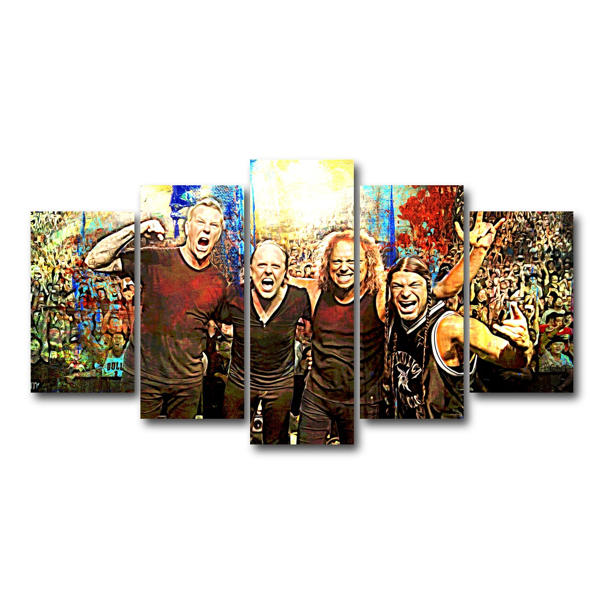 AUTO-MOCKUP WHITE | Metallica | 5 Piece | Gallery Wrap Canvas | group=5_normal