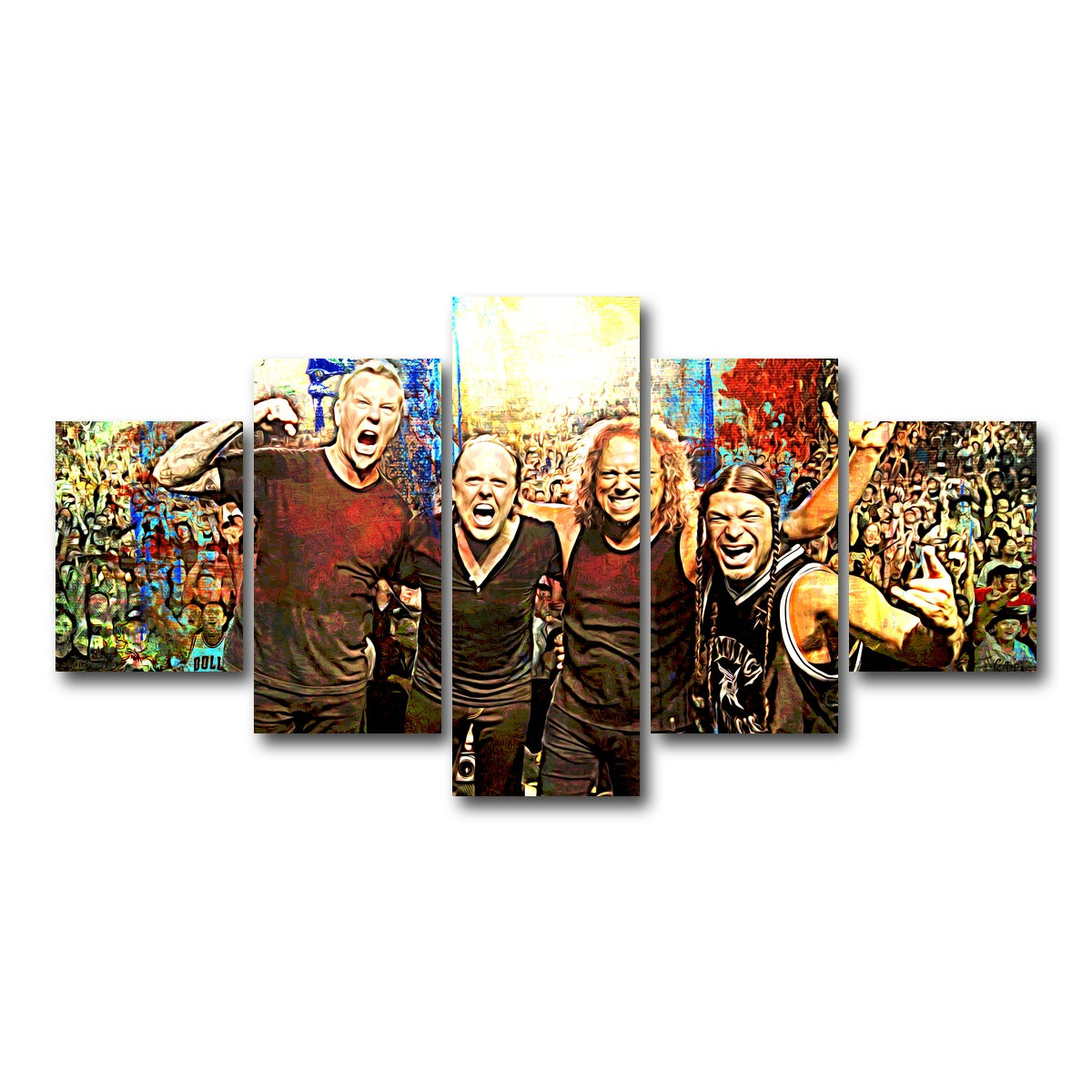 AUTO-MOCKUP WHITE | Metallica | 5 Piece | Gallery Wrap Canvas | group=5_short