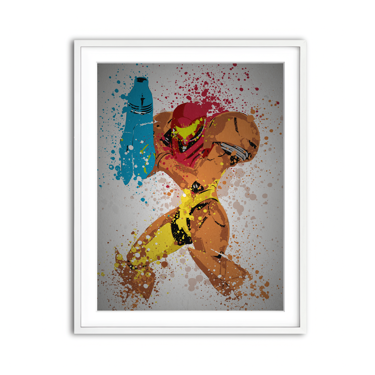 Framed Print 3x4 White