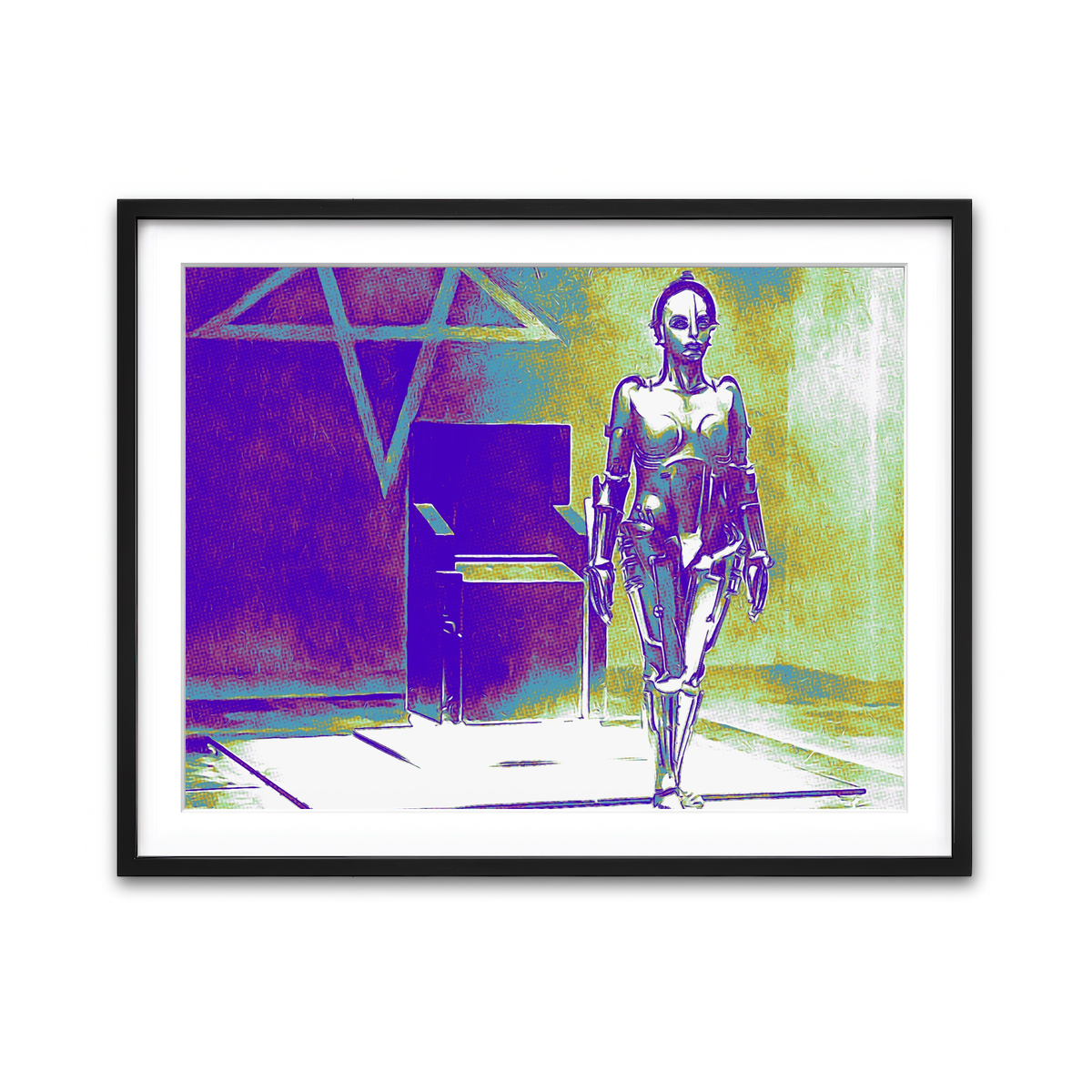 Framed Print 4x3 Black