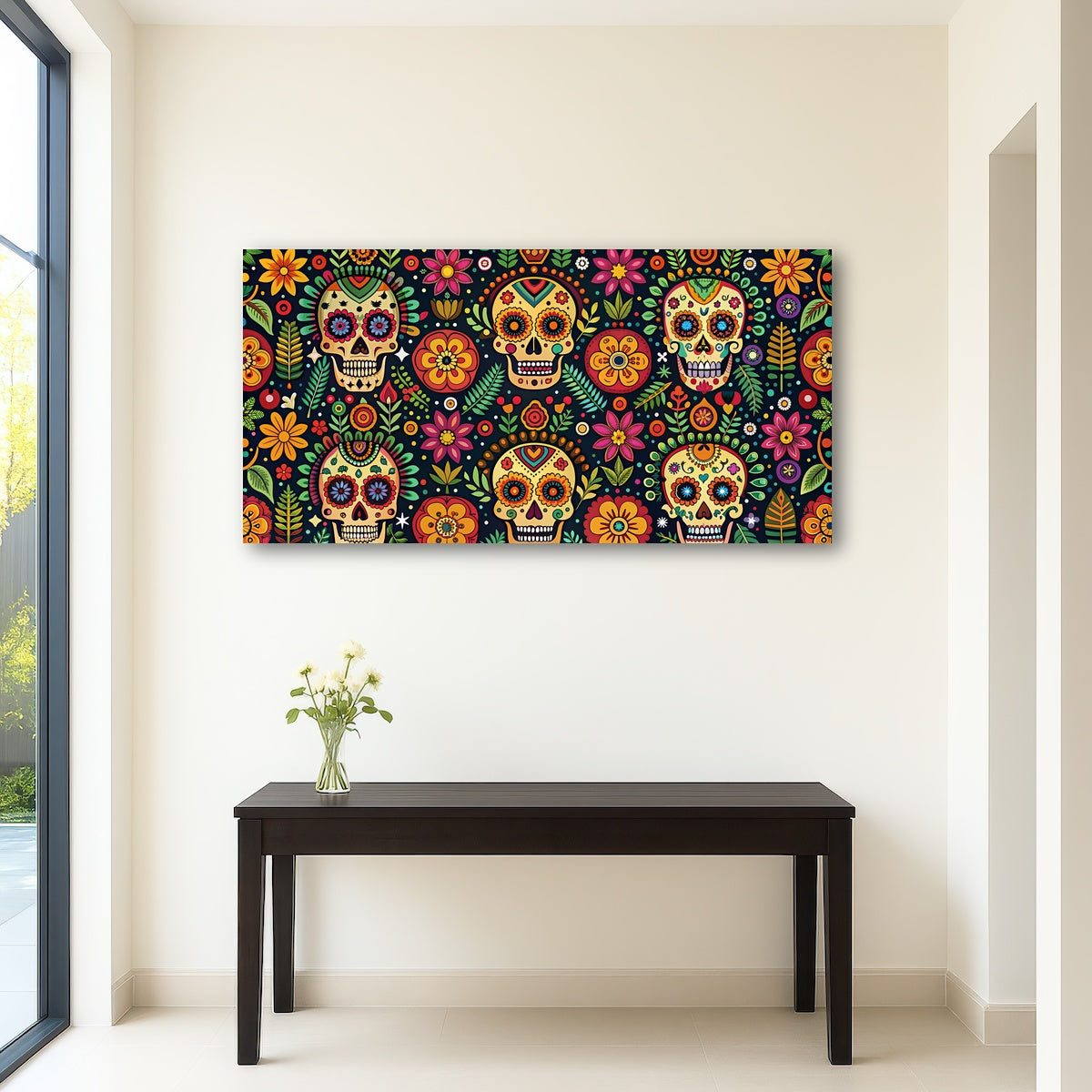 AUTO-MOCKUP ROOM | Mexican ethnic pattern